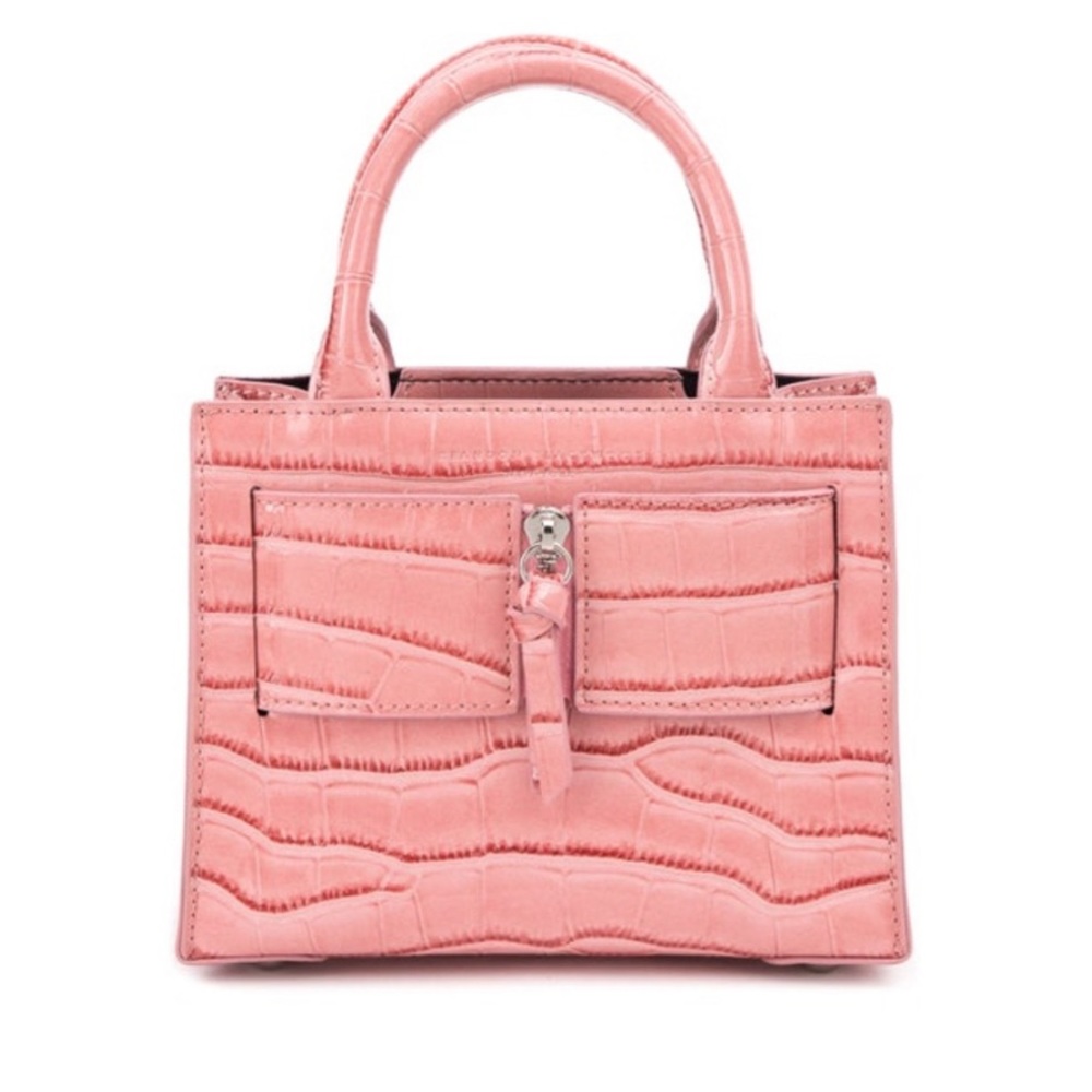 Brandon Blackwood Kuei | Pink Croc Embossed